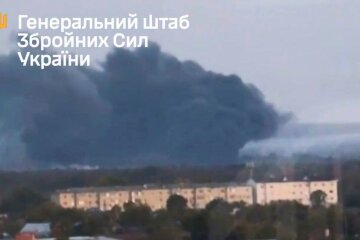 Генштаб підтвердив атаку складу боєприпасів на аеродромі "Ханська"