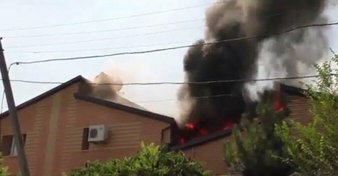 обстрел донецка