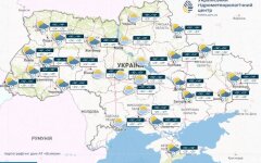 Прогноз погоды в Украине