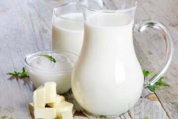 молоко сметана масло молочка