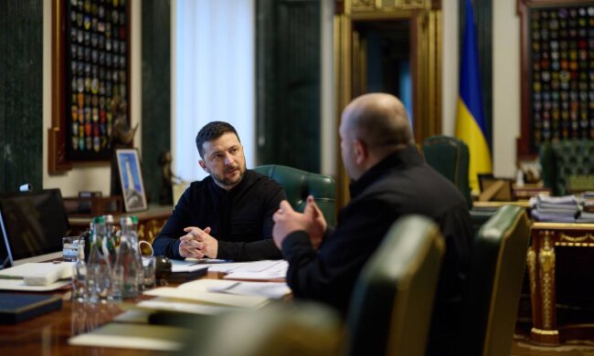 Володимир Зеленський та Рустем Умєров