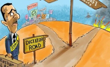al-assad-gaddafi-road-cartoon