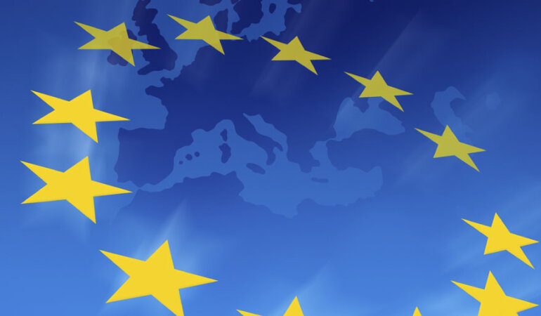 European union concept, digital illustration.
