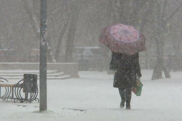 Мокрый снег с дождем, погода в Украине, прогноз погоды