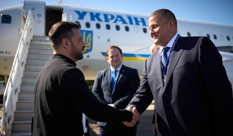 Володимир Зеленський та Валерій Залужний