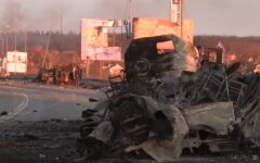 Разбитая техника оккупантов, вторжение россии в Украину