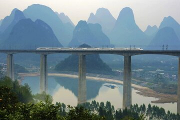 Скоростная дорога в Китае