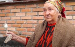 Пенсионеры на Донбассе