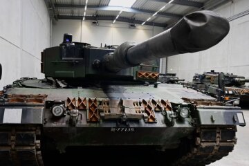 Танк Leopard на заводе Rheinmetall в Германии