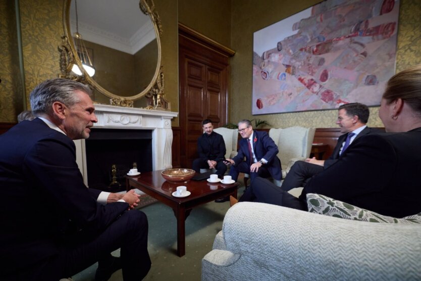 Володимир Зеленський із європейськими лідерами