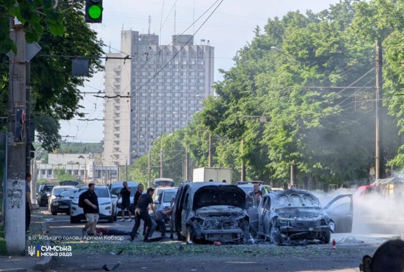 Обстрел Сум из РСЗО