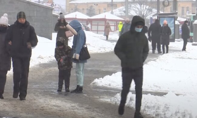 Морозы в Украине