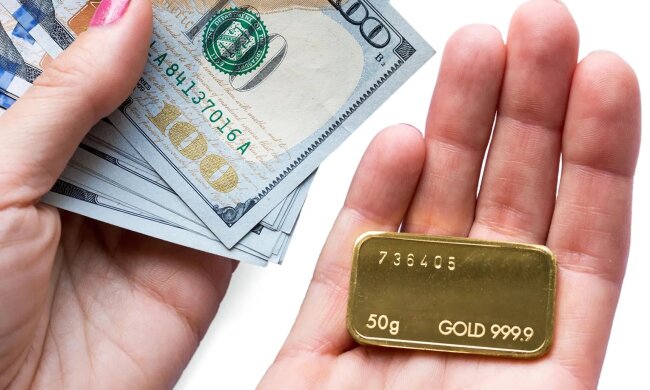Долари й золото