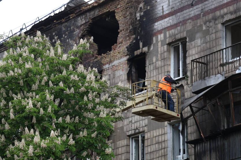Удар по Киеву / Фото: Телеграм Кличко