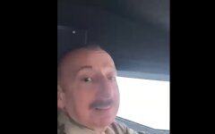Ильхам Алиев, Азербайджан, бронемашина