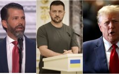 Дональд Трапм, Дональд Трамп-младший и Владимир Зеленски