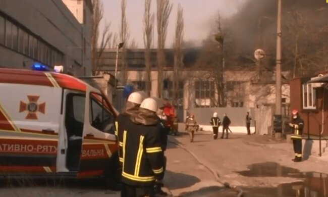 Пожар в Александровской больнице
