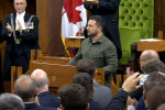 Виступ Володимира Зеленського у парламенті Канади