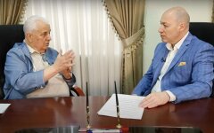 Леонид Кравчук и Дмитрий Гордон