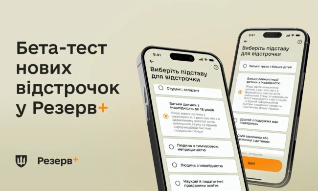 Бета-тест відстрочок у Резерв+