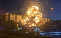Крушение самолета Су-34 в Ейске, РФ