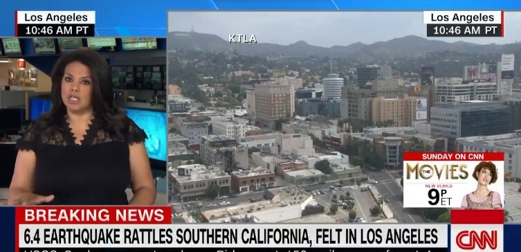 землетрясение ла