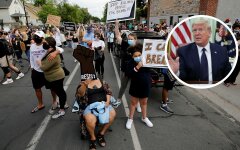 протесты в сша, смерть джорджа флойда, дональд трамп