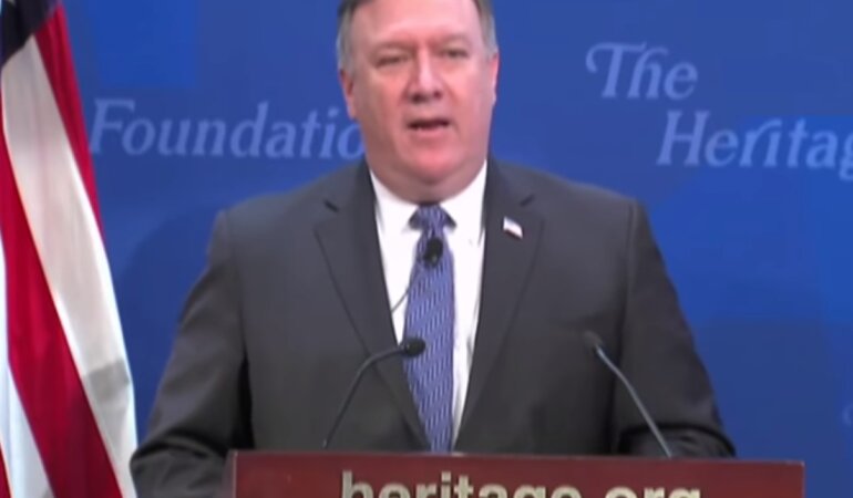 Глава Госдепартамента США Майк Помпео