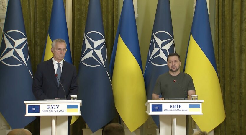 Генсек НАТО Столтенберг прибыл в Украину и обсудил с Зеленским оборонные вопросы