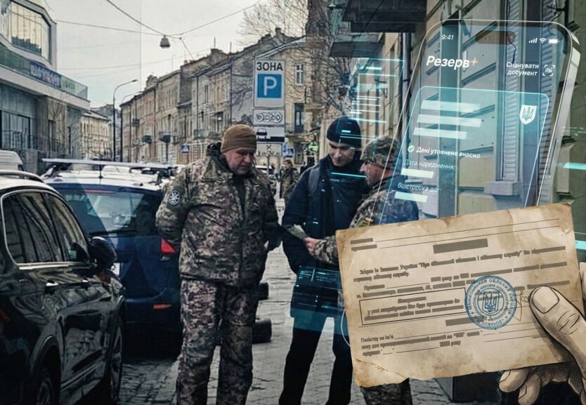 Повестки в Резерв+ от ТЦК