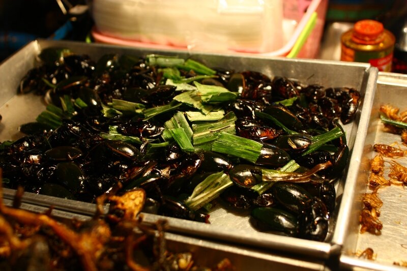жуки – часть кухни в Таиланде