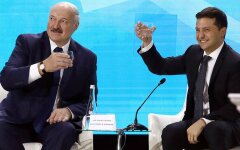 Александр Лукашенко и Владимир Зеленский