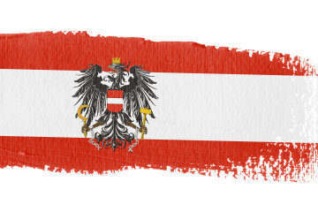 Флаг Австрии. Австрия