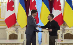 Володимир Зеленський та Джастін Трюдо