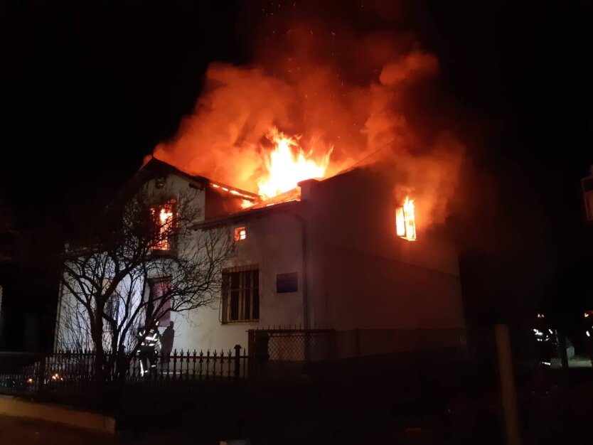 Пожар в музее Шухевича