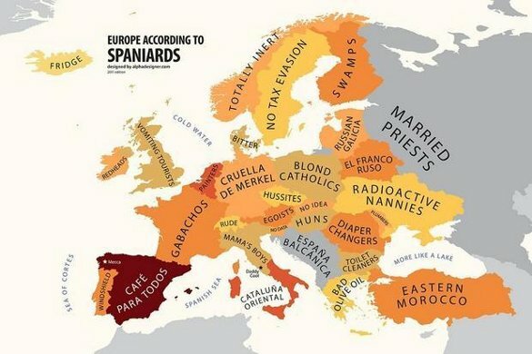 Европа в представлении испанцев