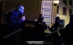 Нардеп Николай Галушко и полицейские