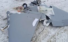 Обломки ударного дрона со Starlink