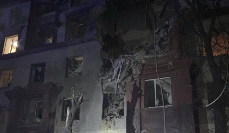 Ракетный удар по Запорожью