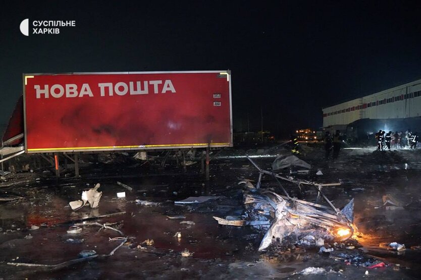 Удар по терминалу "Новой почты"