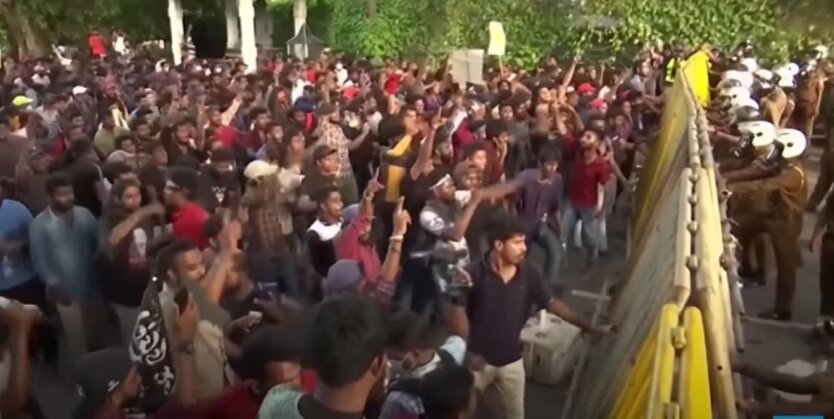 Шри-Ланка, протесты