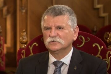Спикер парламента Венгрии Ласло Кавер , Зеленский, скандал