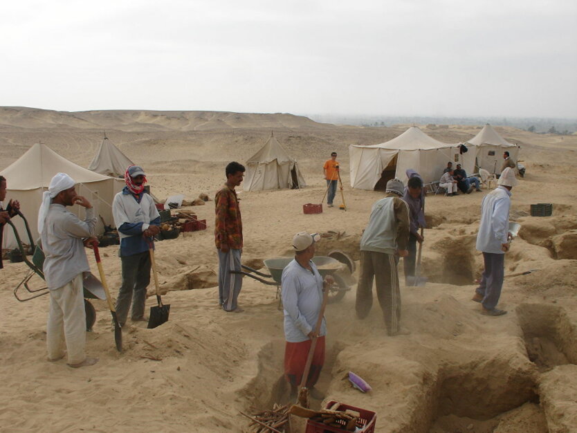 раскопки в Египте