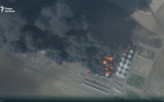 На нафтобазі в Ростовській області горять вже понад 10 цистерн з пальним