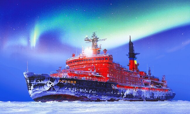 Атомный ледокол Россия