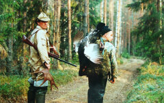 лес охотники охотничьи угодья