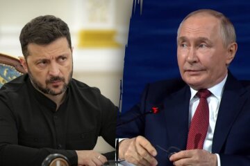 Владимир Зеленский и Путин