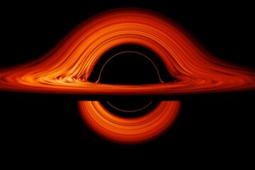 В NASA показали, как выглядит черная дыра
