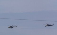 Беларусские вертолеты в Польше