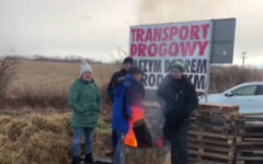 Протесты польских фермеров